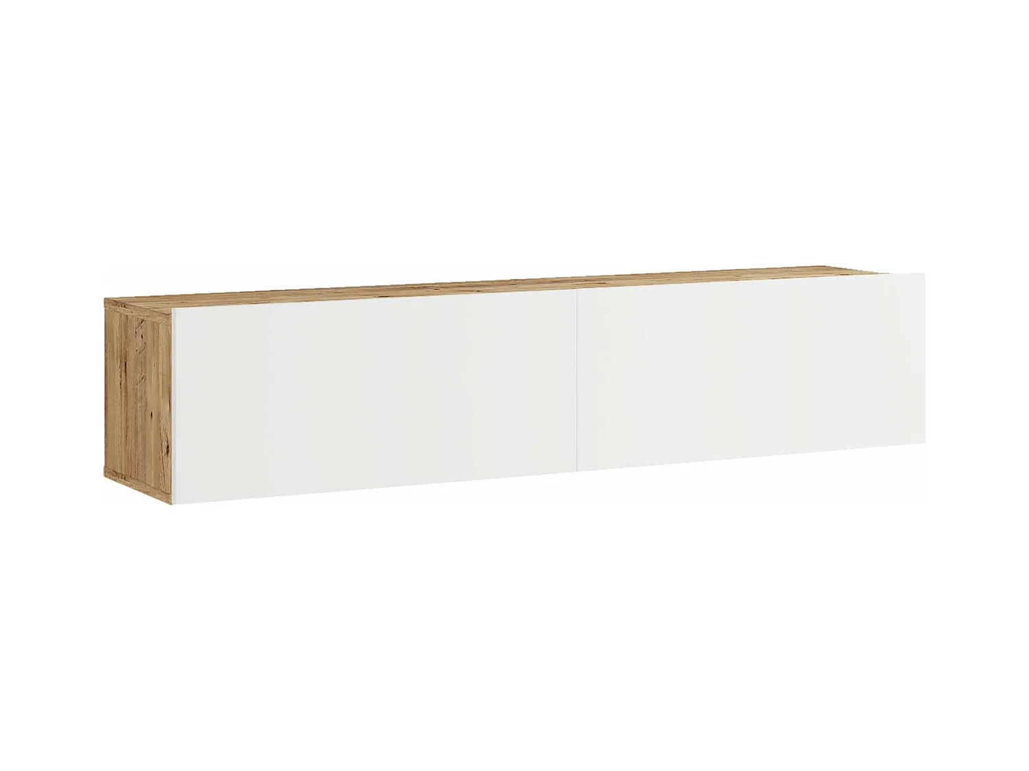 Meuble TV à 2 beige 29.5 x 140 x 31.5 cm 03_0007783