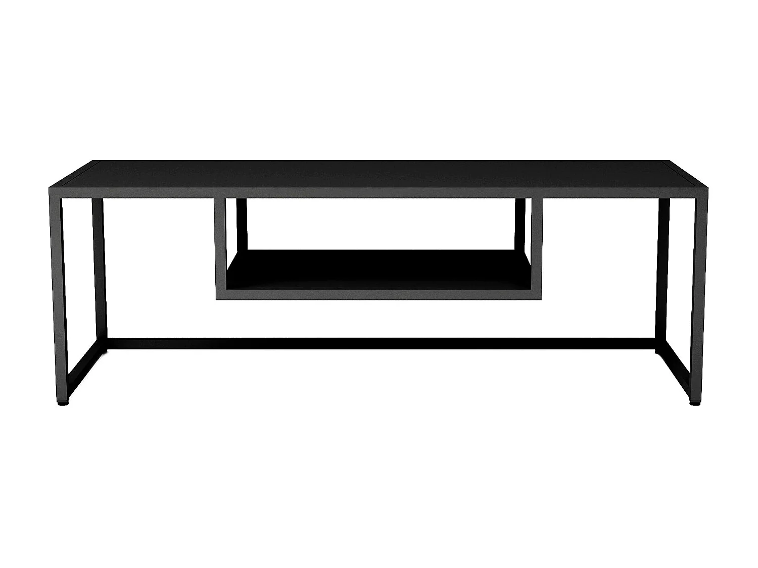 Mueble TV industrial Timeless 120 x 40 x 40 cm negro 03_0007763