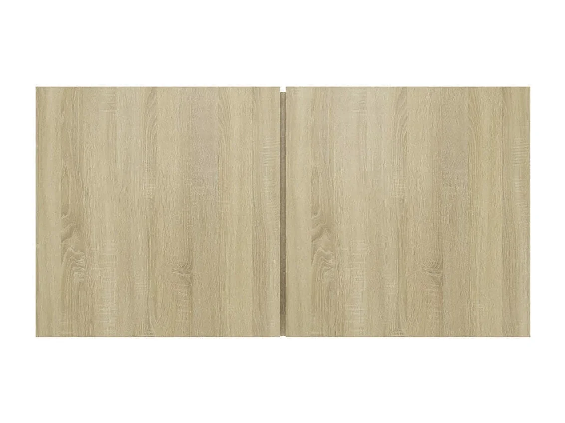 Conjunto de móveis armário aparador TV televisão sala de estar quarto sala 5 peças sonoma carvalho madeira projetada marrom 02_0024968