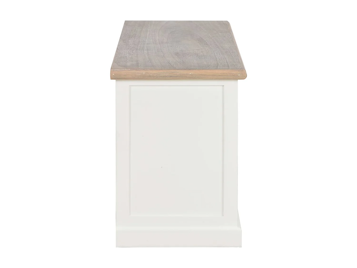 Meuble télé tv bois blanc 90 x 30 x 40 cm 2502117