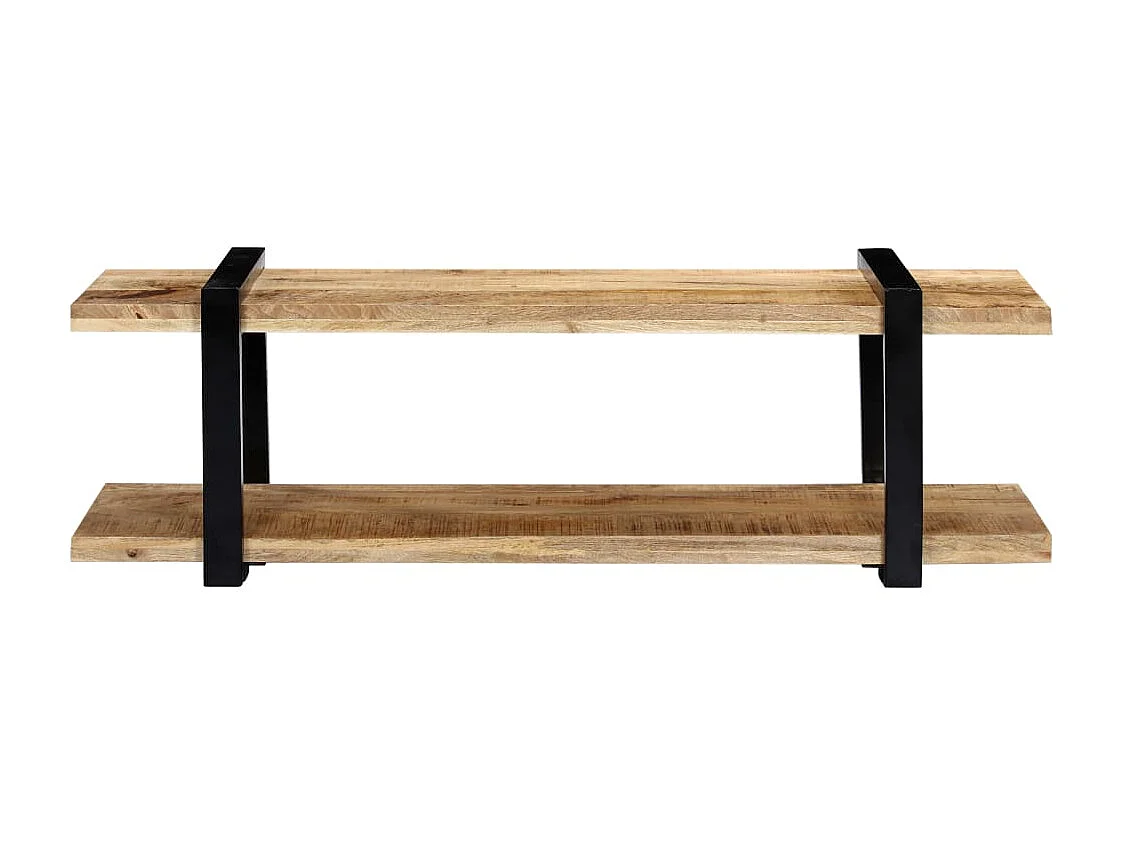 Meuble télé tv bois marron 130 x 40 x 40 cm 2502035