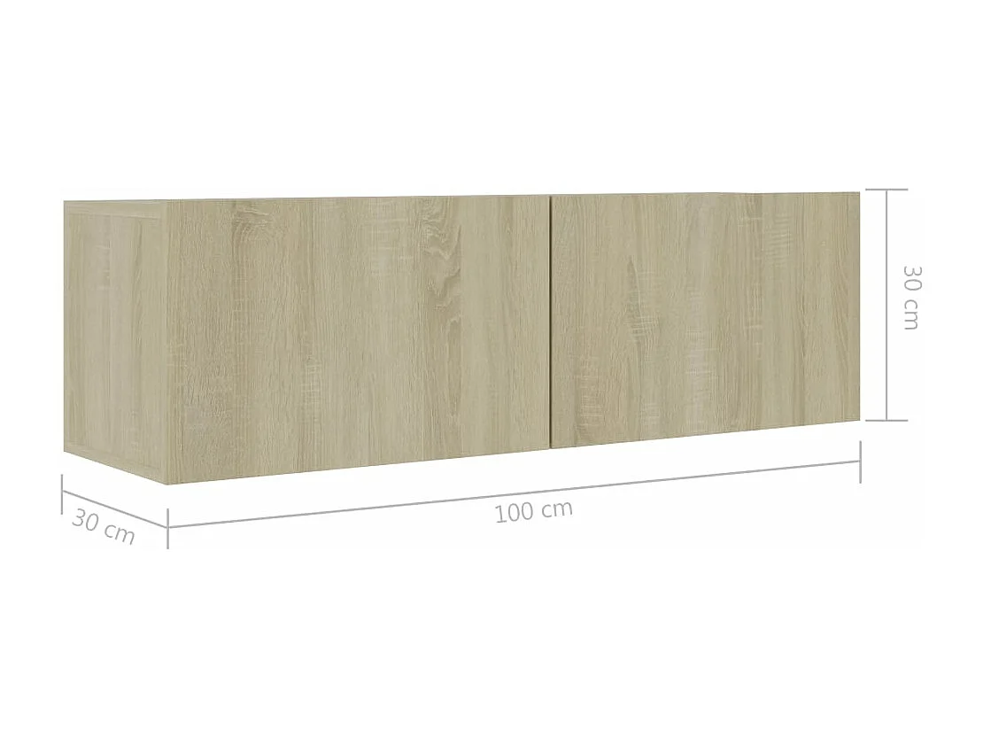 Ensemble de meubles armoire bois marron 100 x 30 x 30 cm 02_0024346