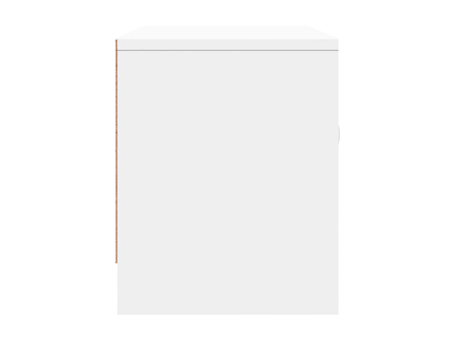 Móvel de TV multimídia prateleira de televisão televisão buffet sala de jantar sala de estar quarto 102 x 30 x 37,5 cm madeira de engenharia branca 02_0025555