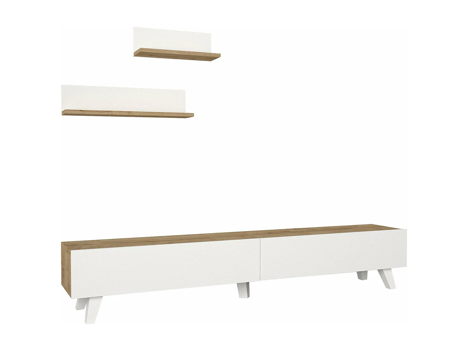 Ensemble meuble TV et beige 180 x 31 x 33 cm 03_0007889