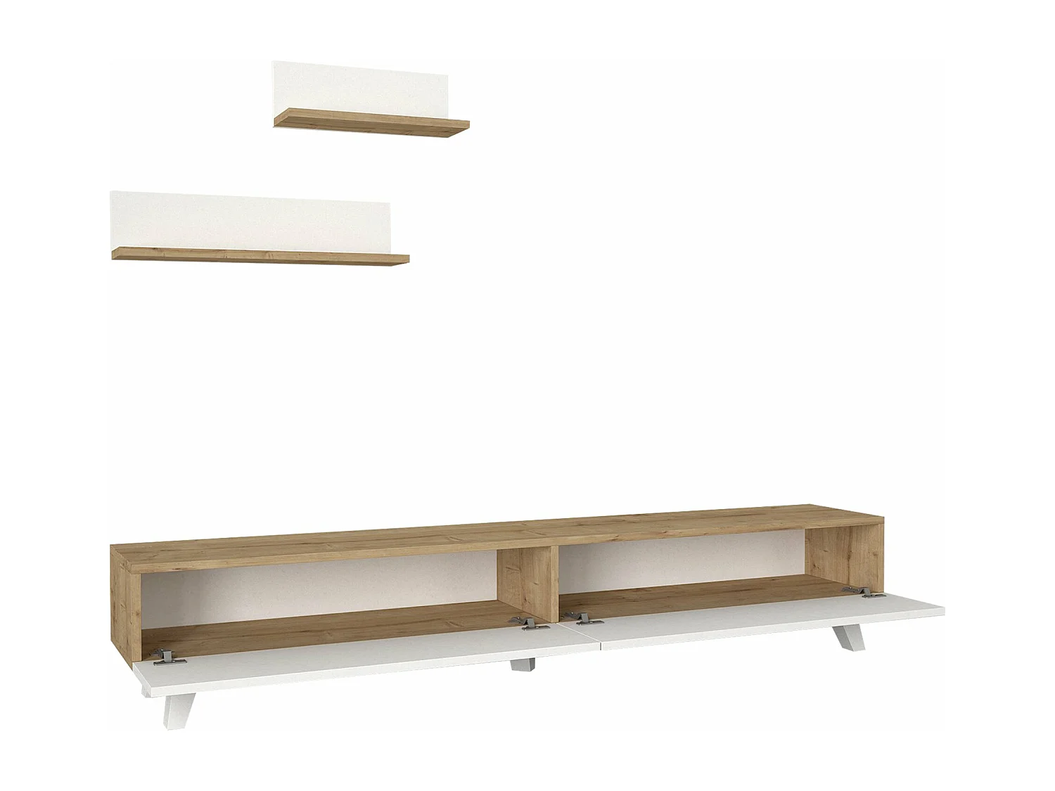 Ensemble meuble TV et beige 180 x 31 x 33 cm 03_0007889