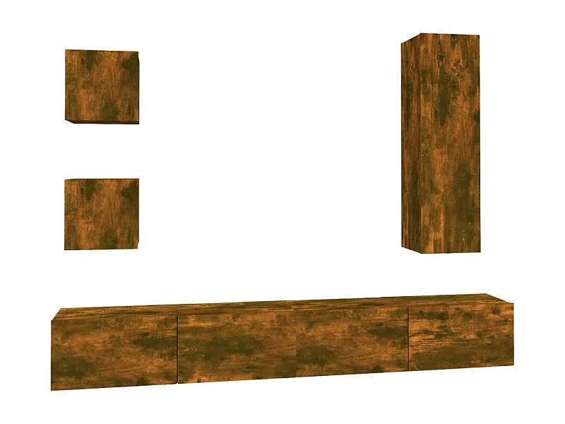 Ensemble de meubles armoire bois marron 100 x 30 x 30 cm 02_0024955