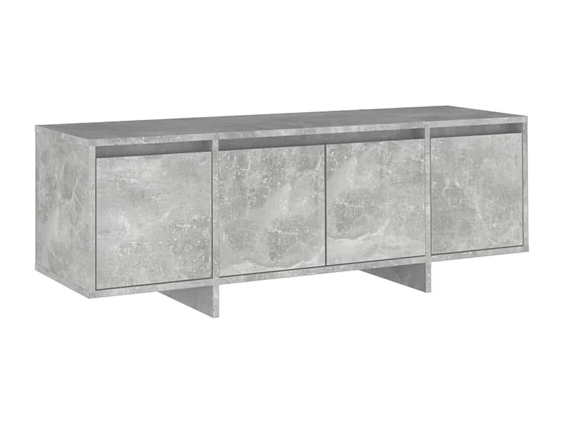 Mobile TV multimediale scaffale per televisione televisore buffet sala da pranzo soggiorno camera da letto 120 x 30 x 40,5 cm derivati ​​del legno grigio 02_0025839