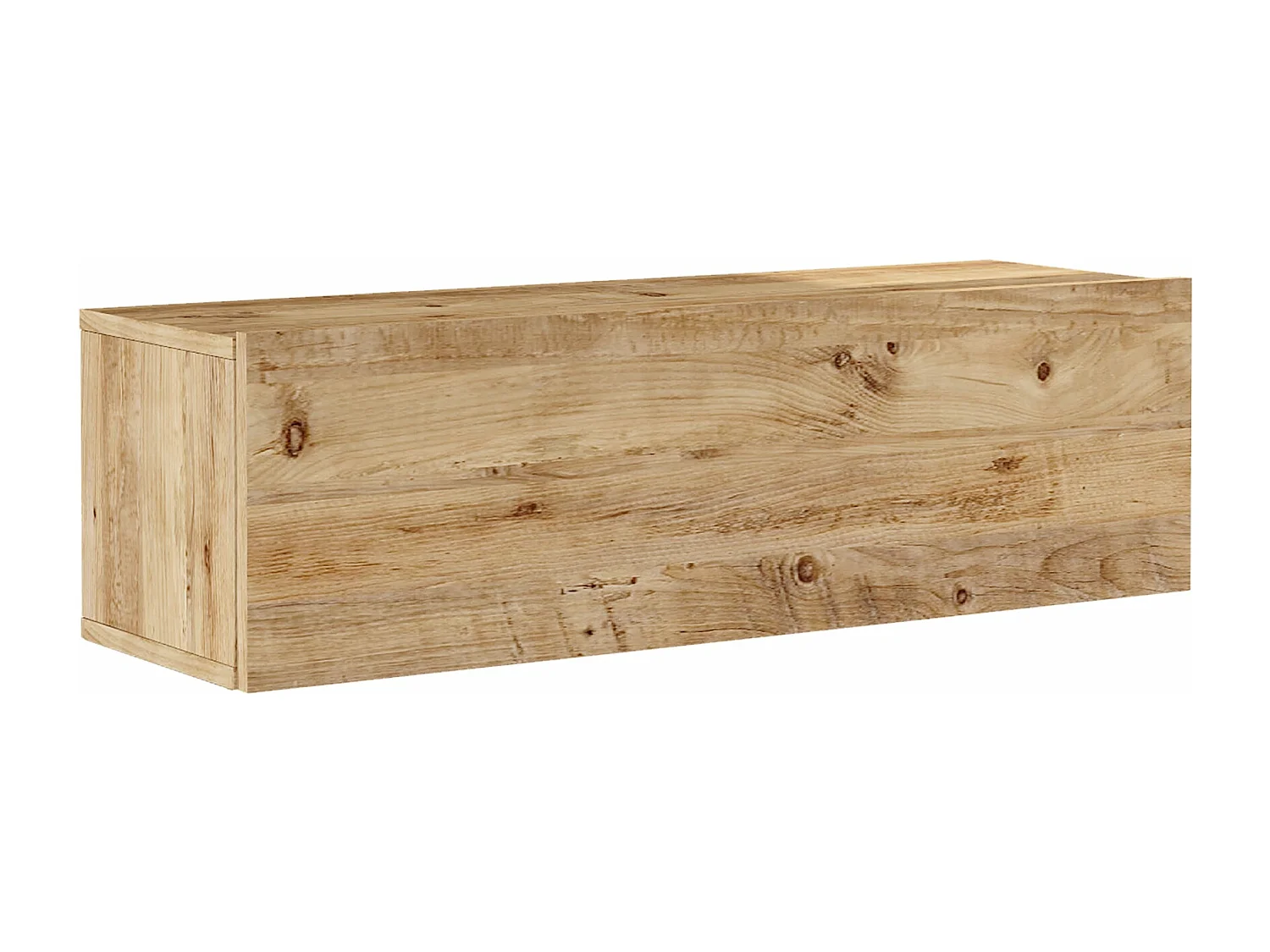 Meuble TV à porte beige 100 x 31.5 x 29.5 cm 03_0007792