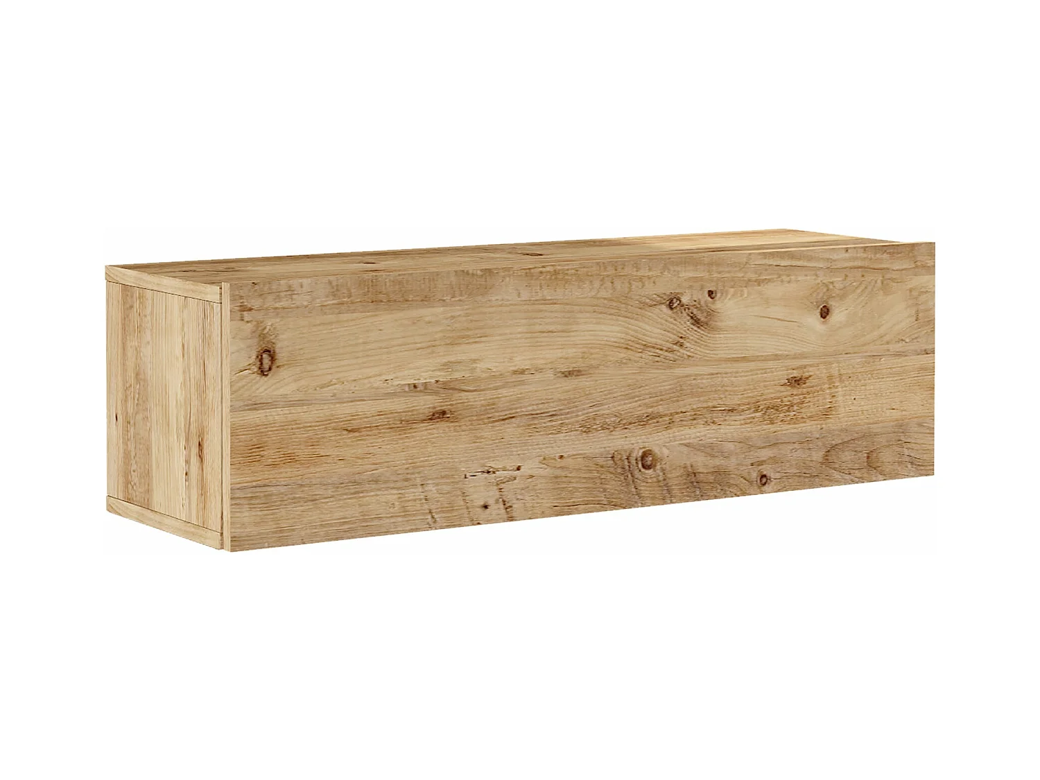 Meuble TV à porte beige 100 x 31.5 x 29.5 cm 03_0007792