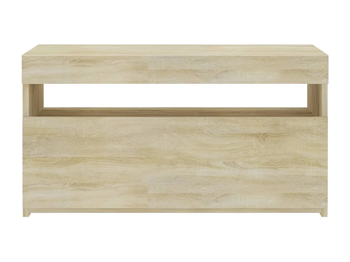 Meuble TV multimédia étagère marron 75 x 35 x 40 cm 02_0026788