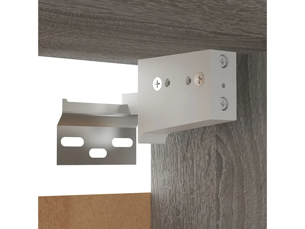 Set di mobili mobile credenza TV televisione soggiorno camera da letto parete del soggiorno x sonoma legno composito grigio 02_0025381