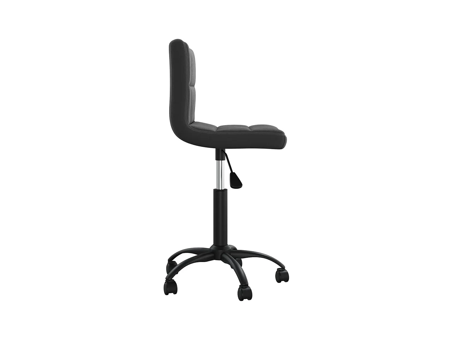 Chaise fauteuil siège pivotante noire 40 x 47 x 87.5 cm 02_0024165