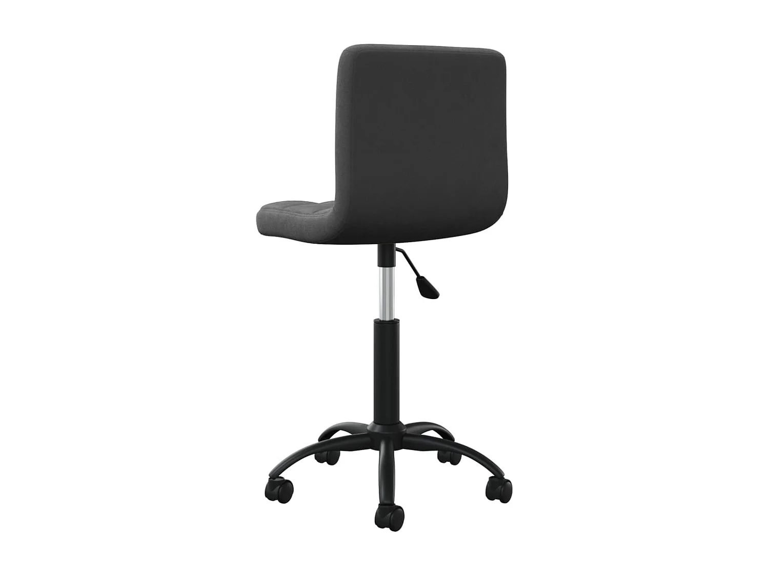 Silla sillón asiento giratorio ordenador oficina estudio terciopelo negro 02_0024165