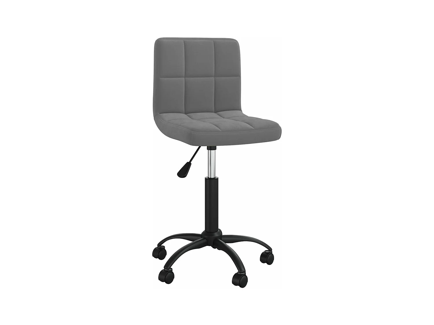 Chaise fauteuil siège pivotante grise 40 x 47 x 87.5 cm 02_0024134