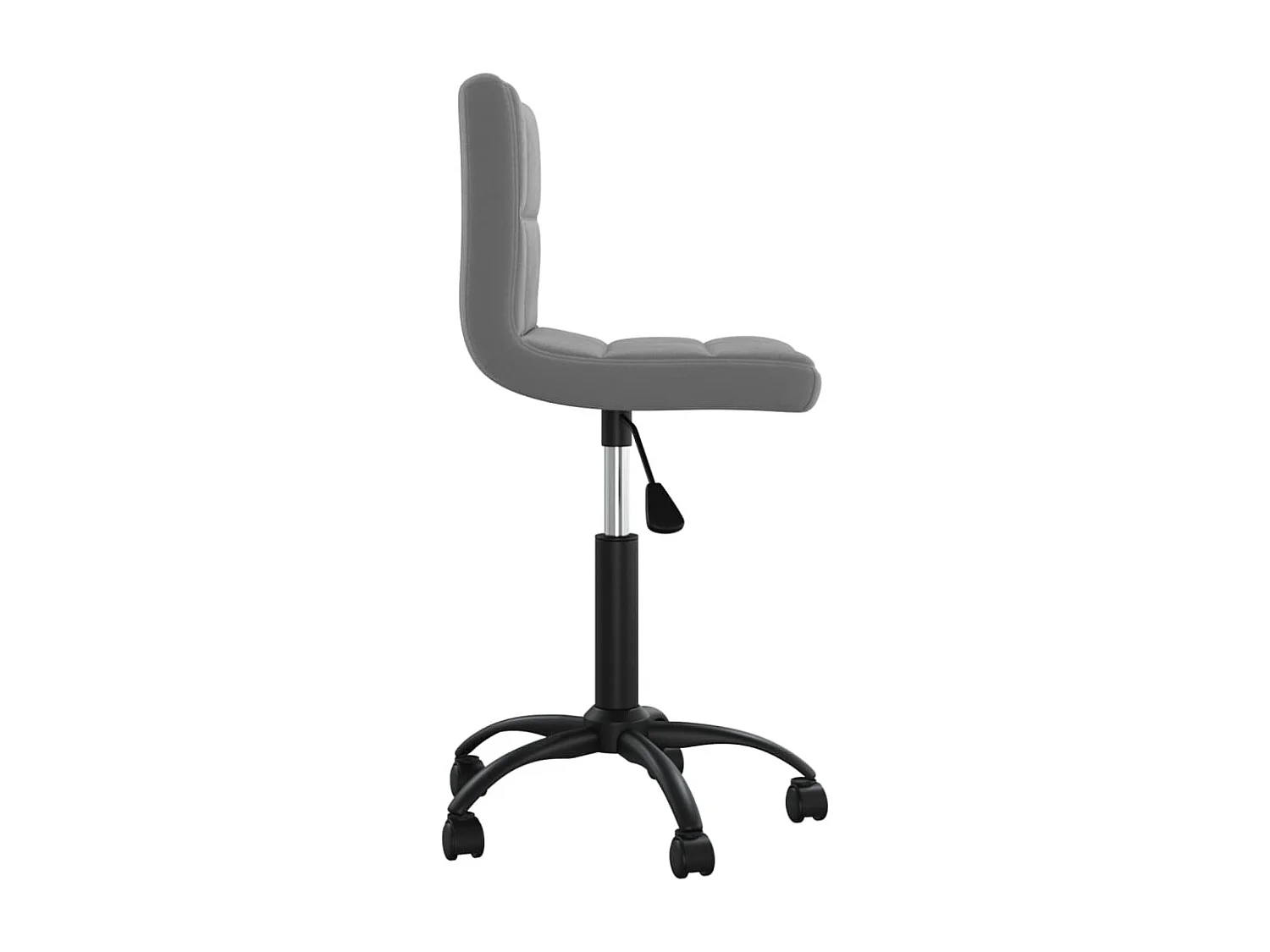 Silla sillón asiento giratorio ordenador oficina estudio terciopelo gris oscuro 02_0024134