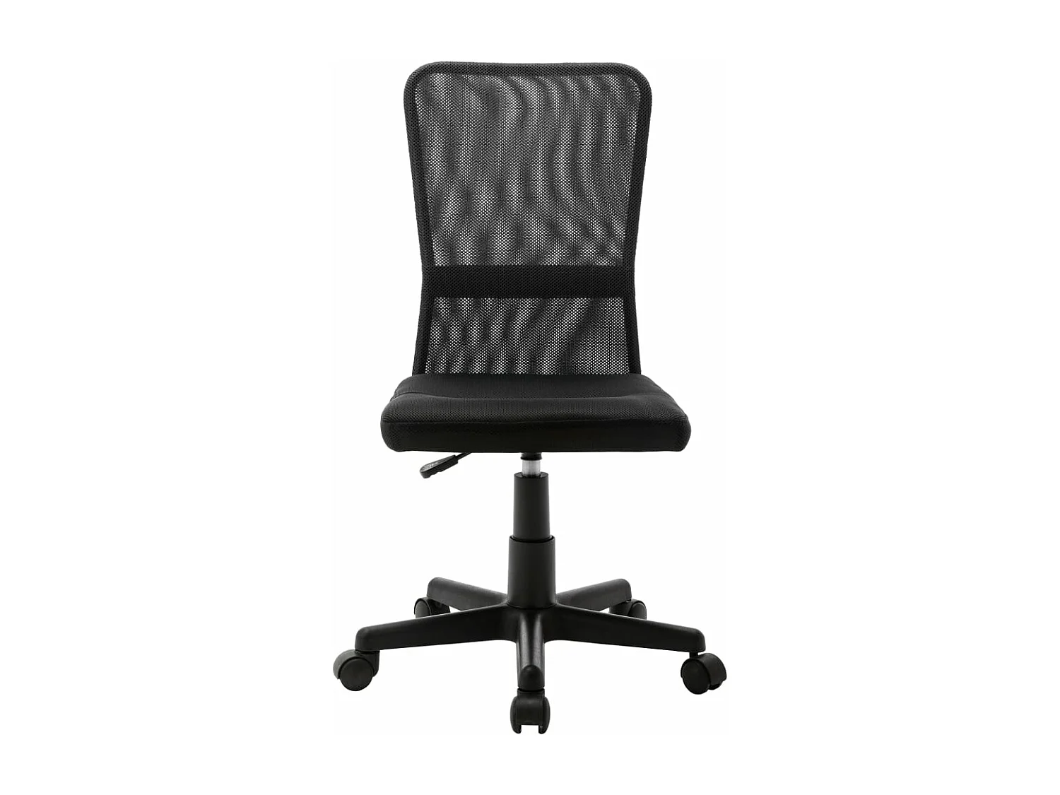 Sedia poltrona computer seduta da ufficio studio 44 x 52 x 100 cm tessuto a rete nero 02_0024036