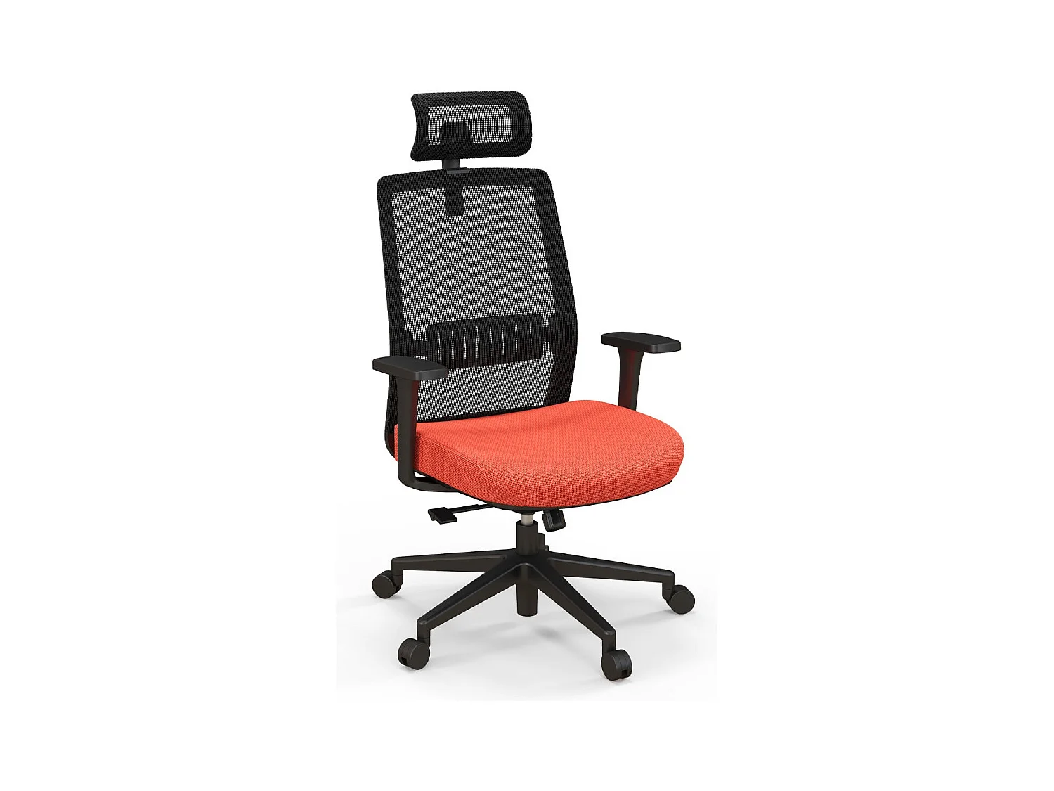 Chaise de bureau ergonomique noire 60 x 65 x 116 cm 20_0004840