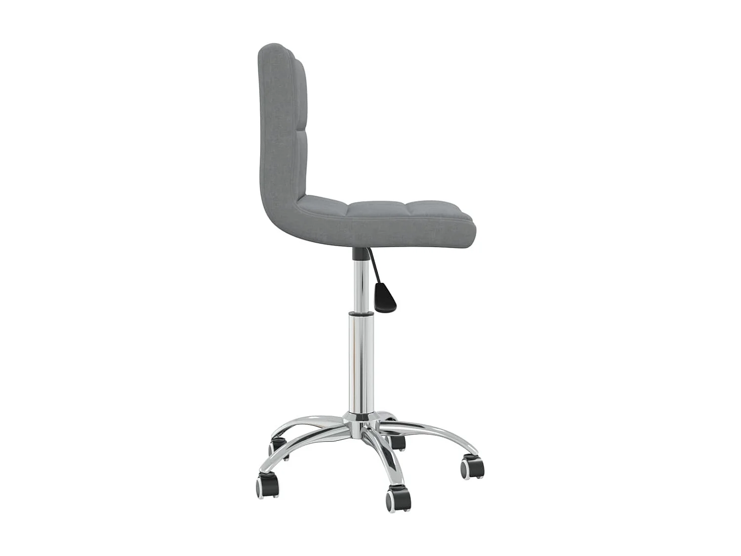 Silla sillón asiento giratorio ordenador oficina estudio tela gris claro 02_0024109