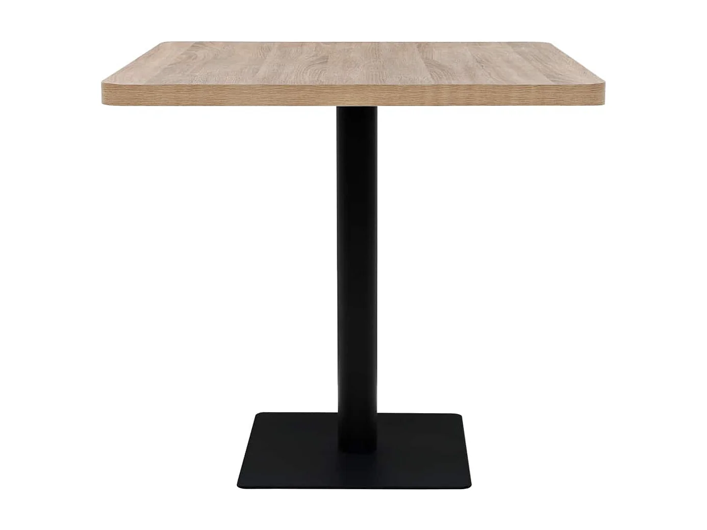 Table haute mange debout beige 80 x 80 x 75 cm 0902108