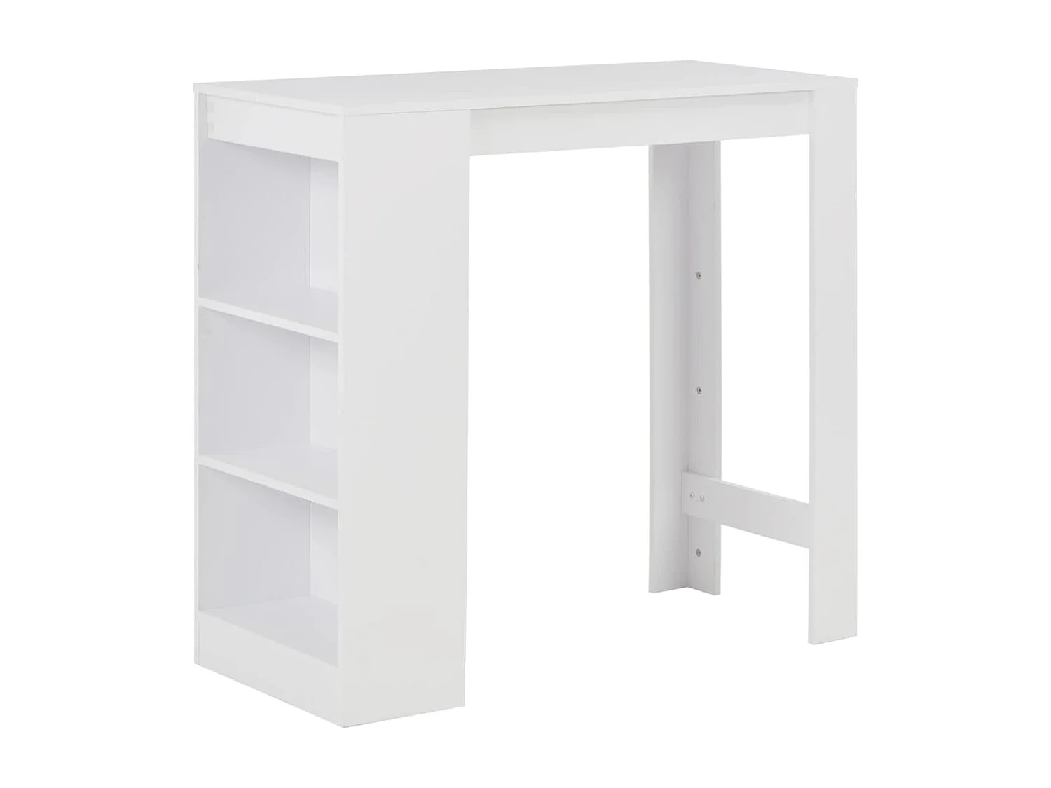 Table haute mange debout blanche 110 x 50 x 103 cm 0902050