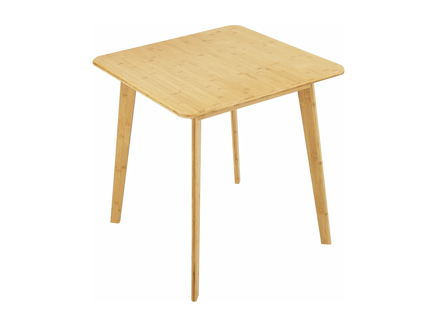 Table de salle à bambou marron 70 x 70 x 70 cm 03_0008698