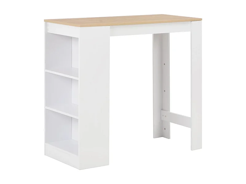 Table haute mange debout blanche 110 x 50 x 103 cm 0902052