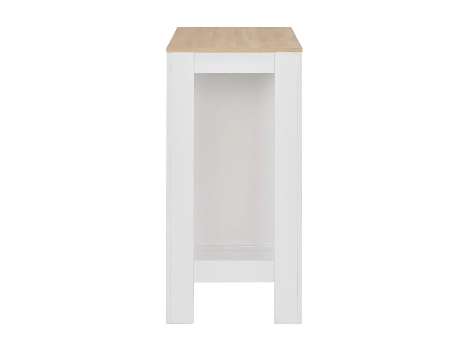 Table haute mange debout blanche 110 x 50 x 103 cm 0902052