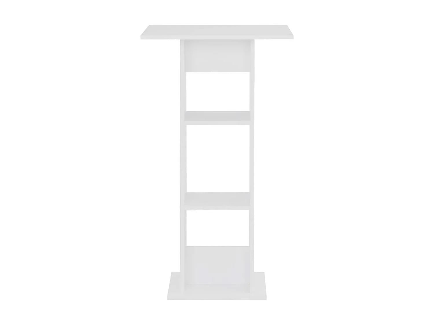 Table haute mange debout blanche 60 x 60 x 110 cm 0902058