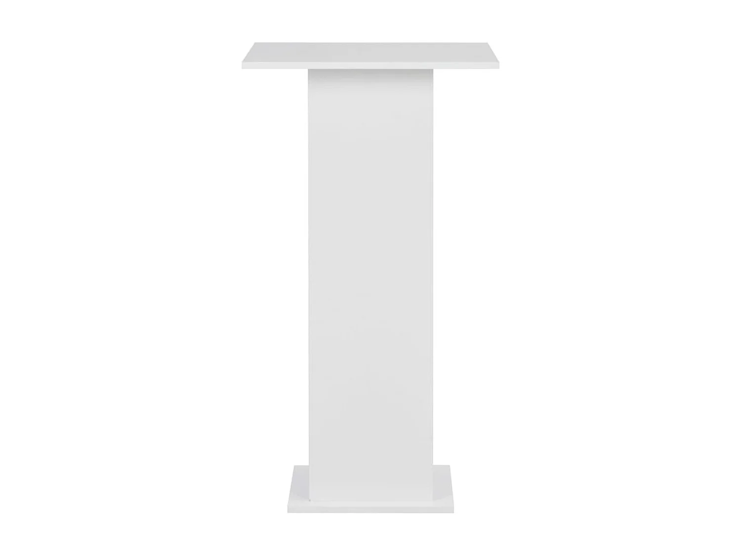 Table haute mange debout blanche 60 x 60 x 110 cm 0902058