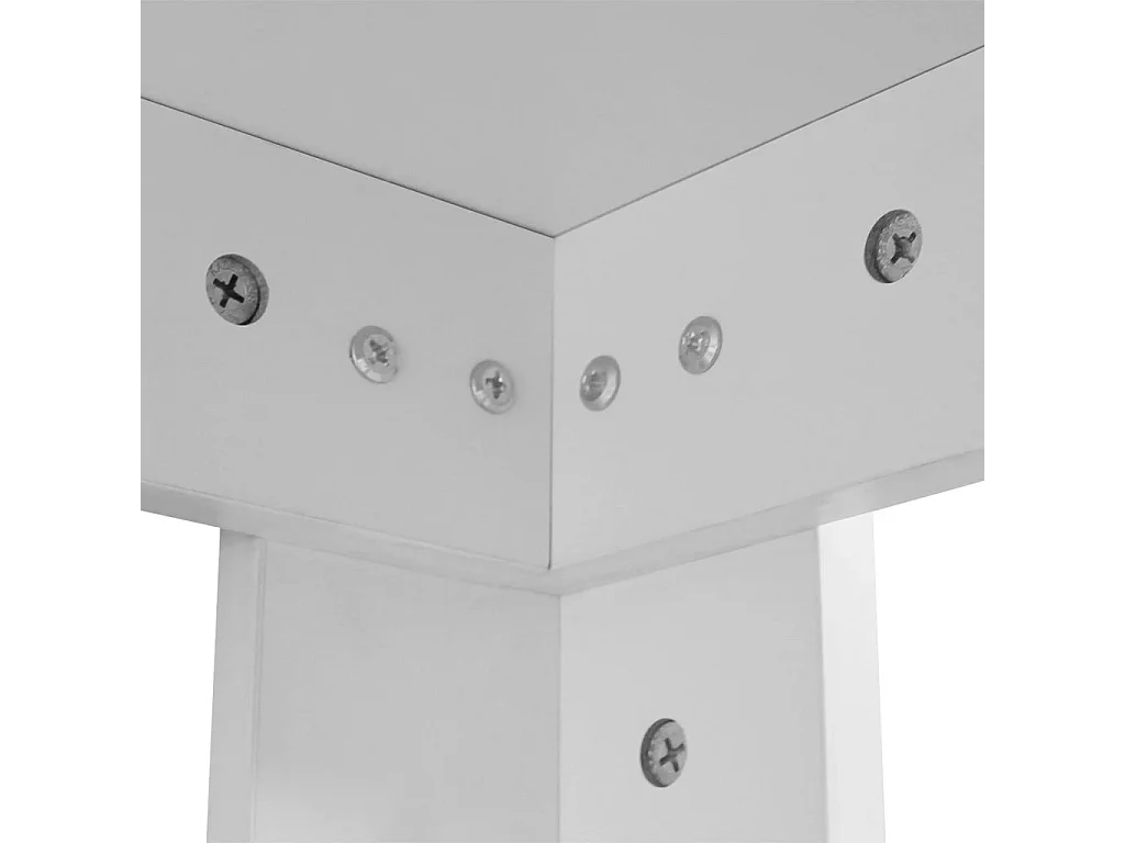 Table de salon salle blanche 140 x 80 x 75 cm 0902143