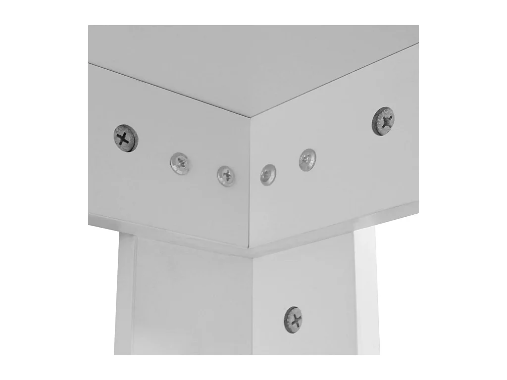 Table de salon salle blanche 140 x 80 x 75 cm 0902143