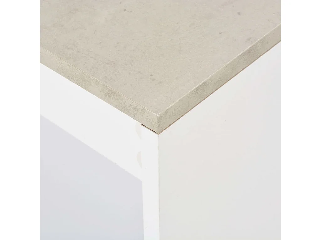 Table haute mange debout blanche 110 x 50 x 103 cm 0902051