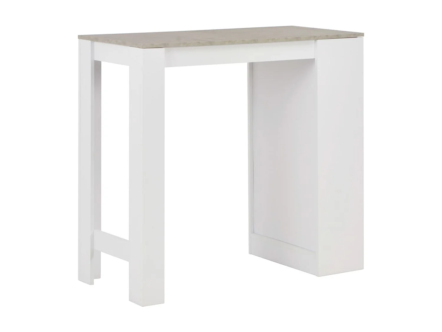 Table haute mange debout blanche 110 x 50 x 103 cm 0902051