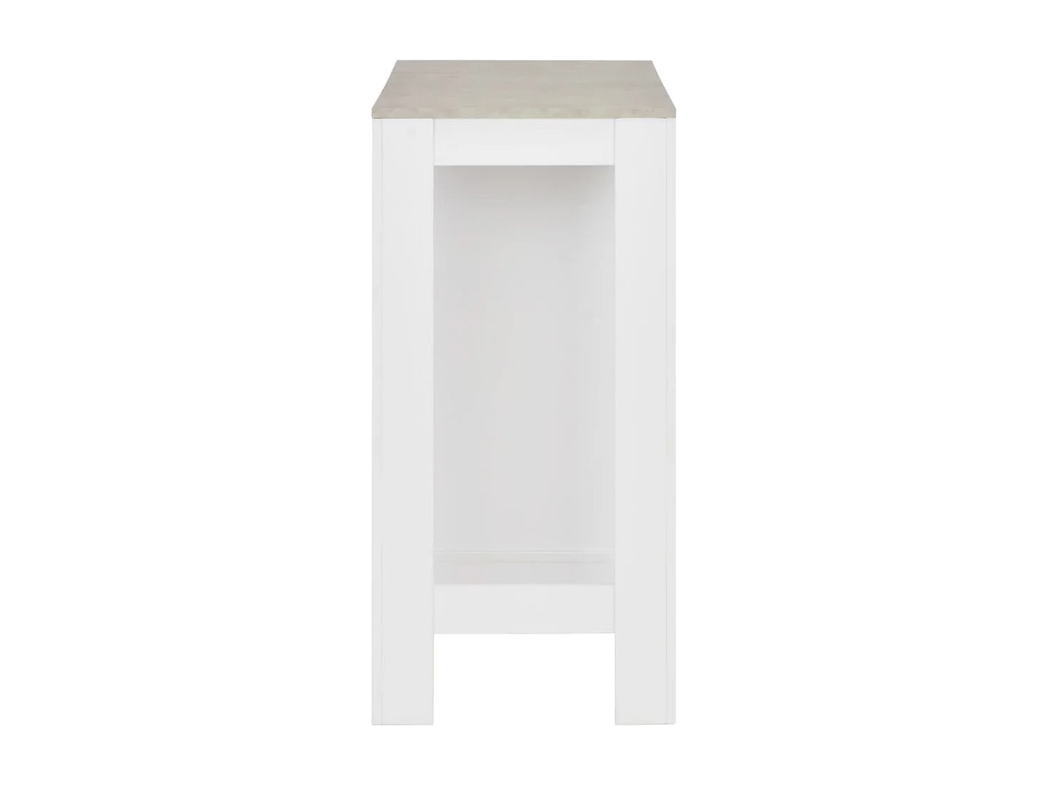 Table haute mange debout blanche 110 x 50 x 103 cm 0902051