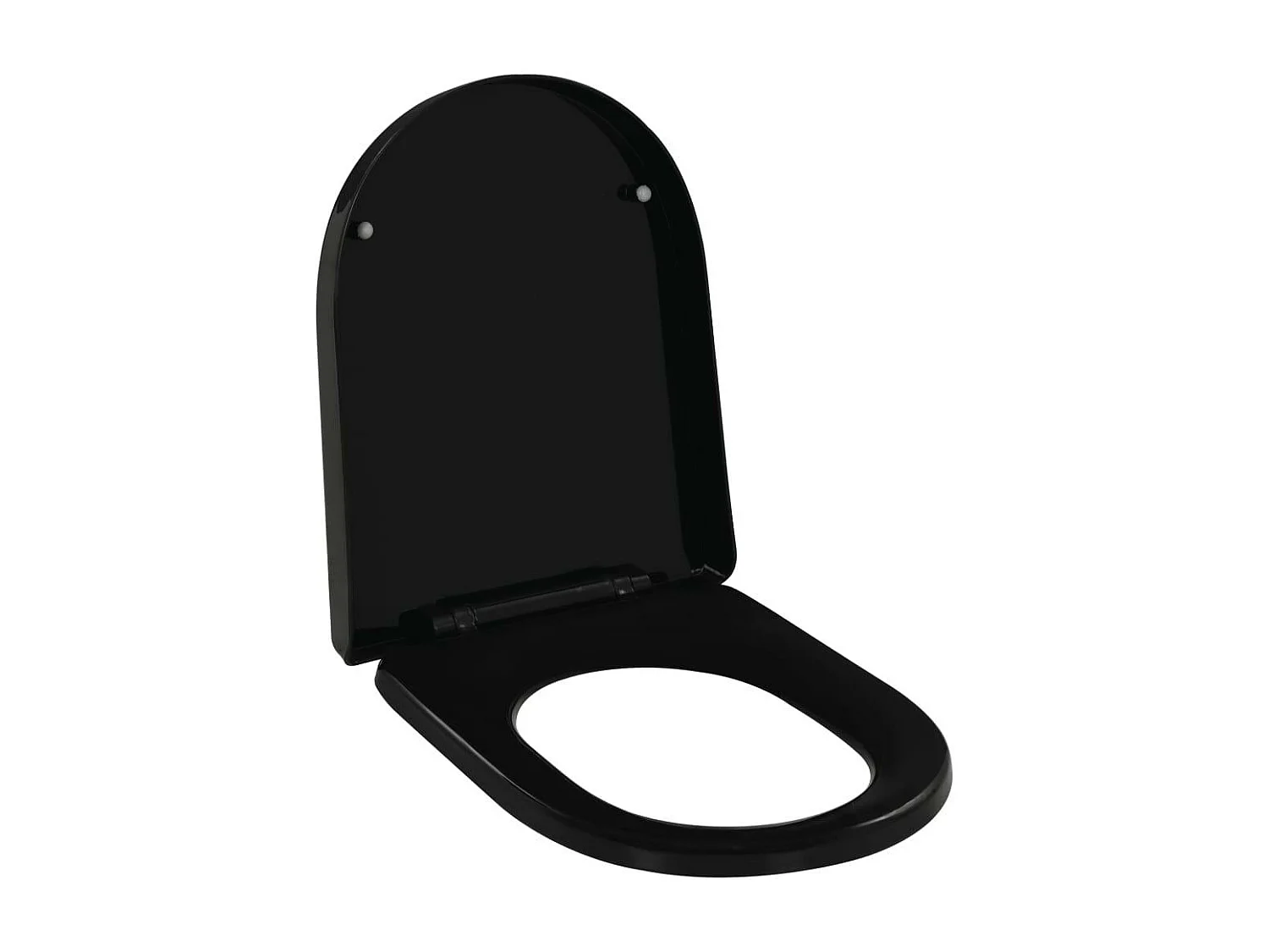 Abattant WC à fermeture noire 45 x 35 x 35 cm 02_0002913