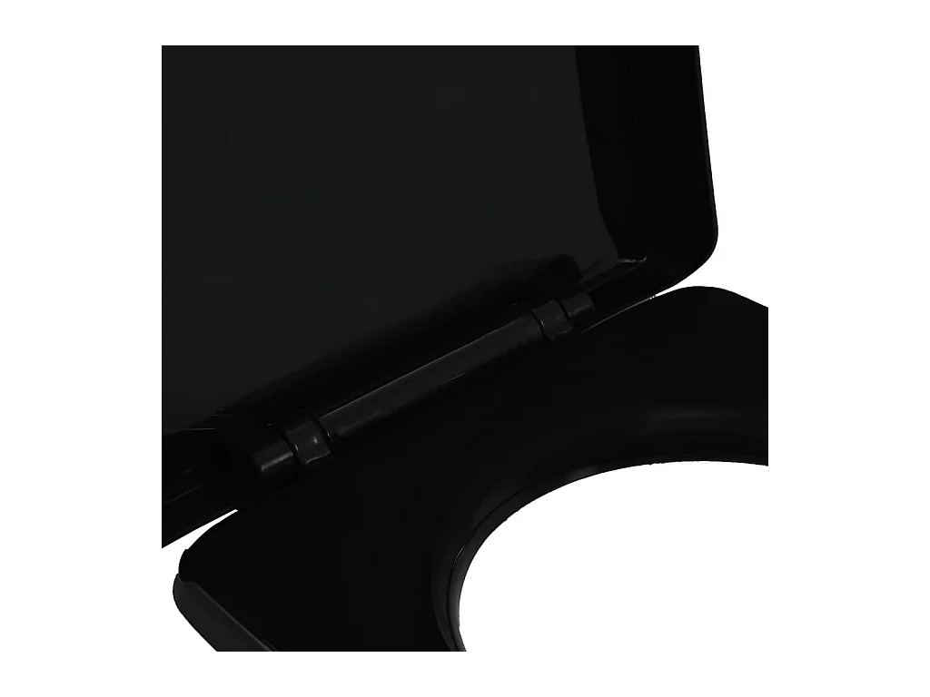 Abattant WC à fermeture noire 45 x 35 x 35 cm 02_0002913