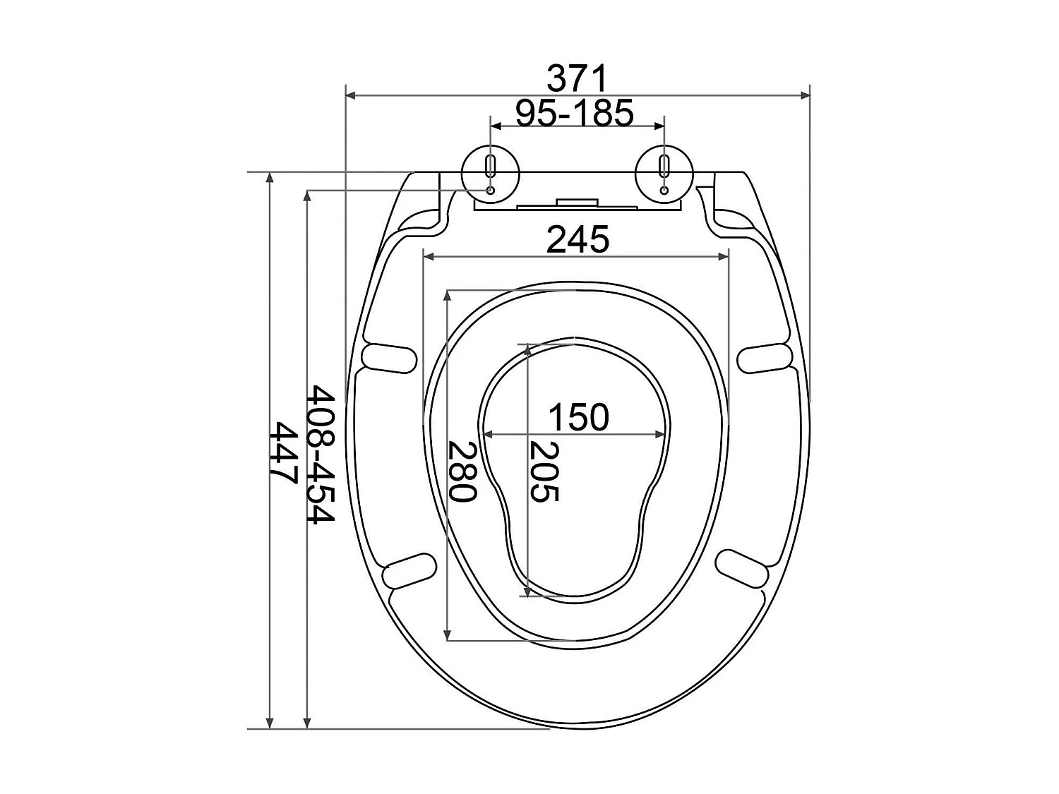 Tapa de inodoro familiar con asiento para niños asiento de inodoro de plástico con descenso automático blanco 19_0000682