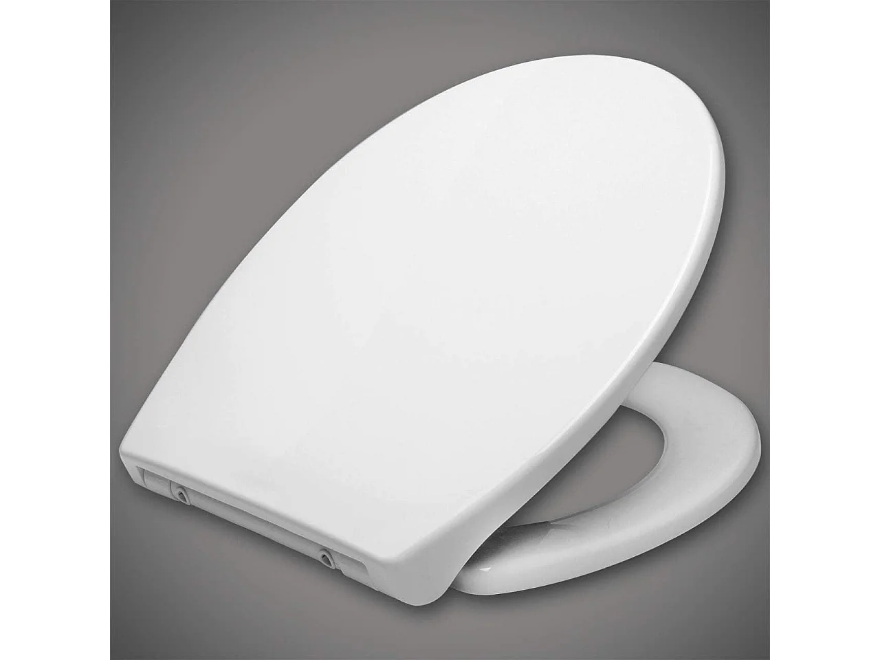 Sedile WC bianco cerniera a chiusura ammortizzata coperchio WC a sgancio rapido 19_0000672