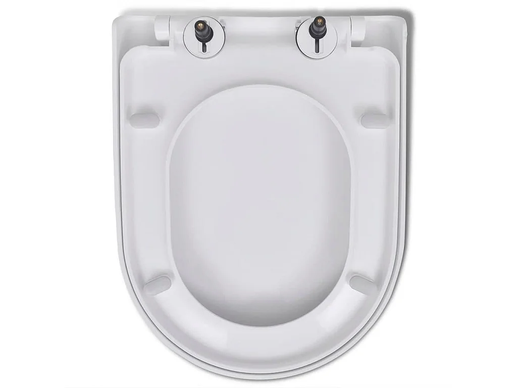 Abattant WC à fermeture blanche 45 x 35 x 35 cm 02_0002892