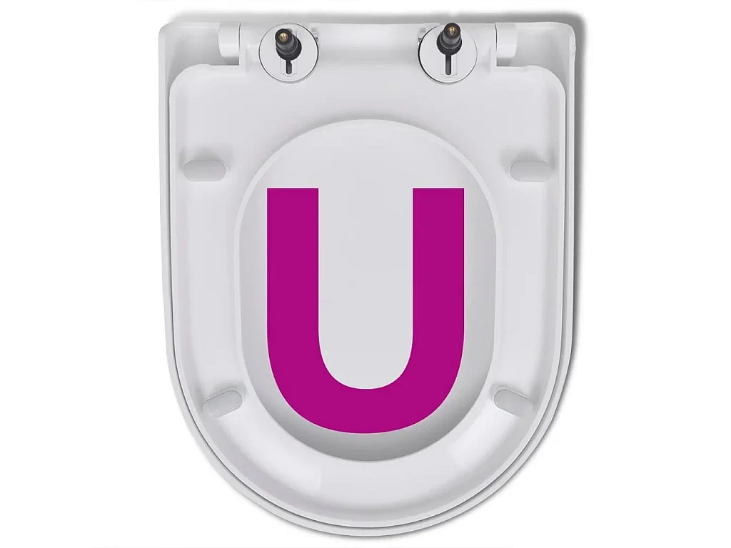 Abattant WC à fermeture blanche 45 x 35 x 35 cm 02_0002892