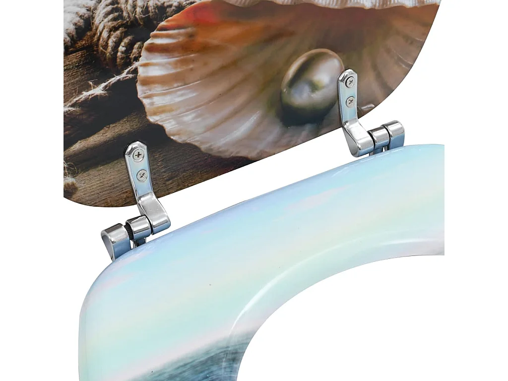 Assento de vaso sanitário com tampa, tampa de assento de vaso sanitário, banheiro, casa, design de concha, mdf 02_0002895