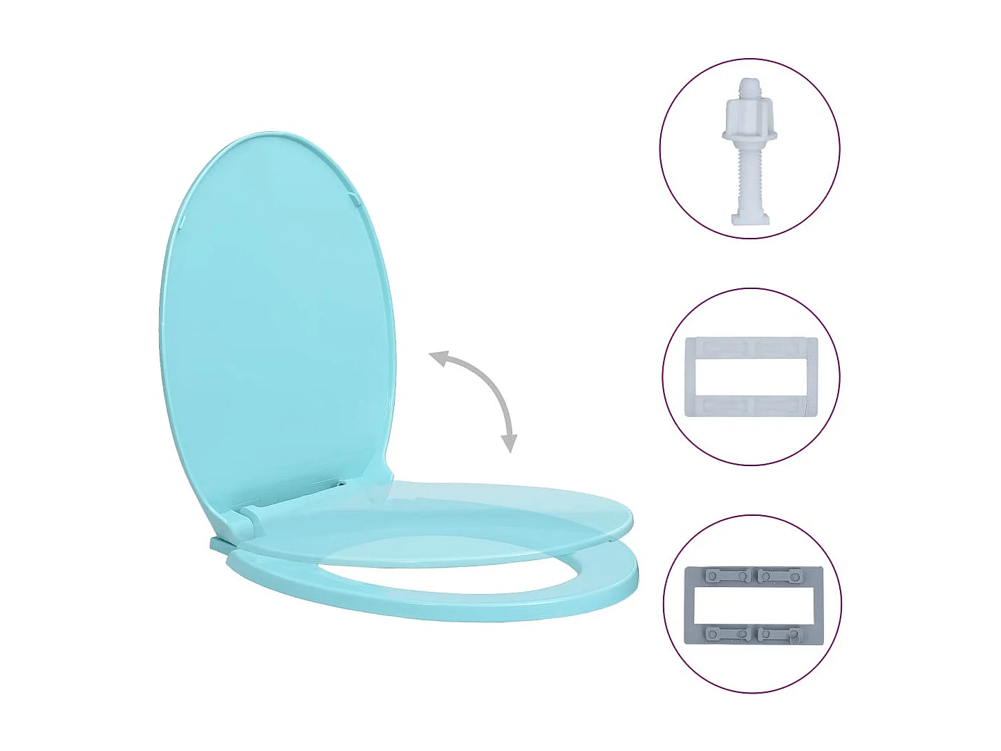 Siège de toilette à 46 x 34 x 34 cm 02_0002925