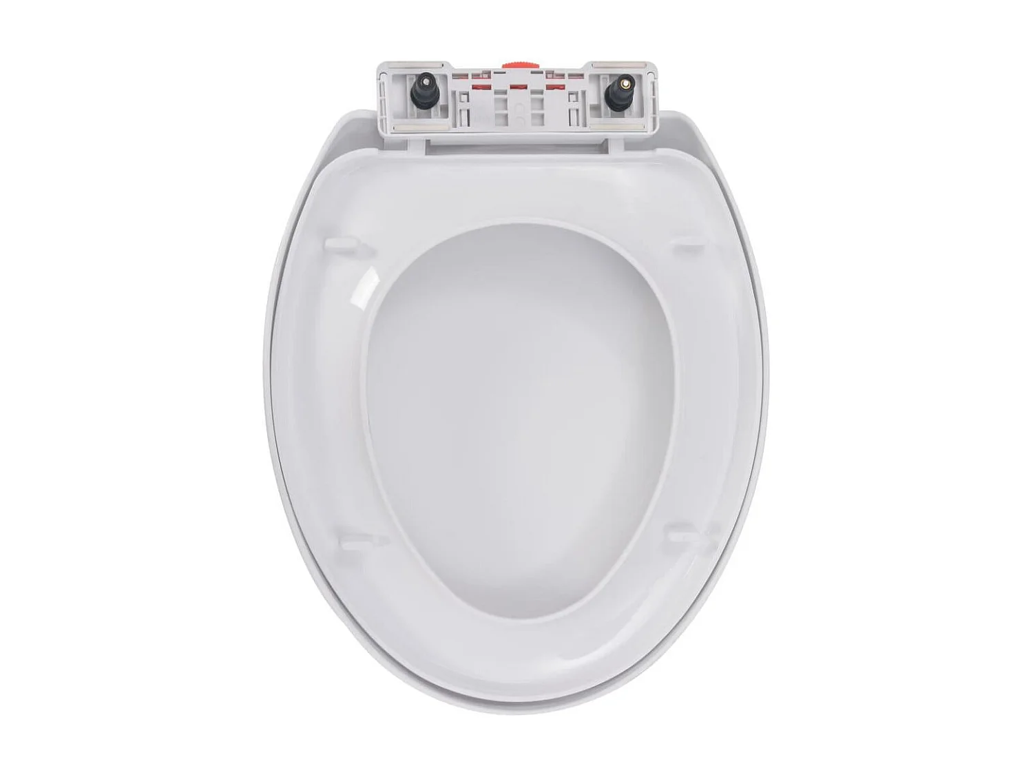 Abattant WC à fermeture blanche 45.5 x 37.5 x 5 cm 02_0002906