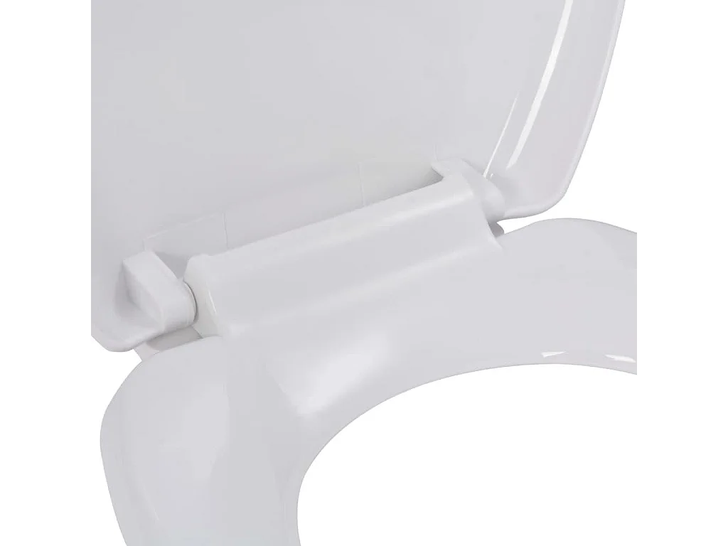 Abattant WC à fermeture blanche 45.5 x 37.5 x 5 cm 02_0002906