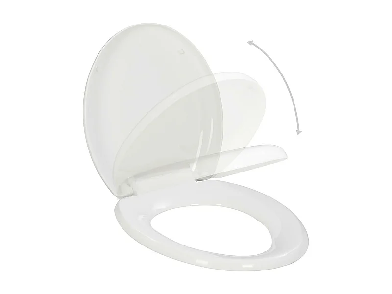 Copriwater rallentato a sgancio rapido bianco 02_0002906