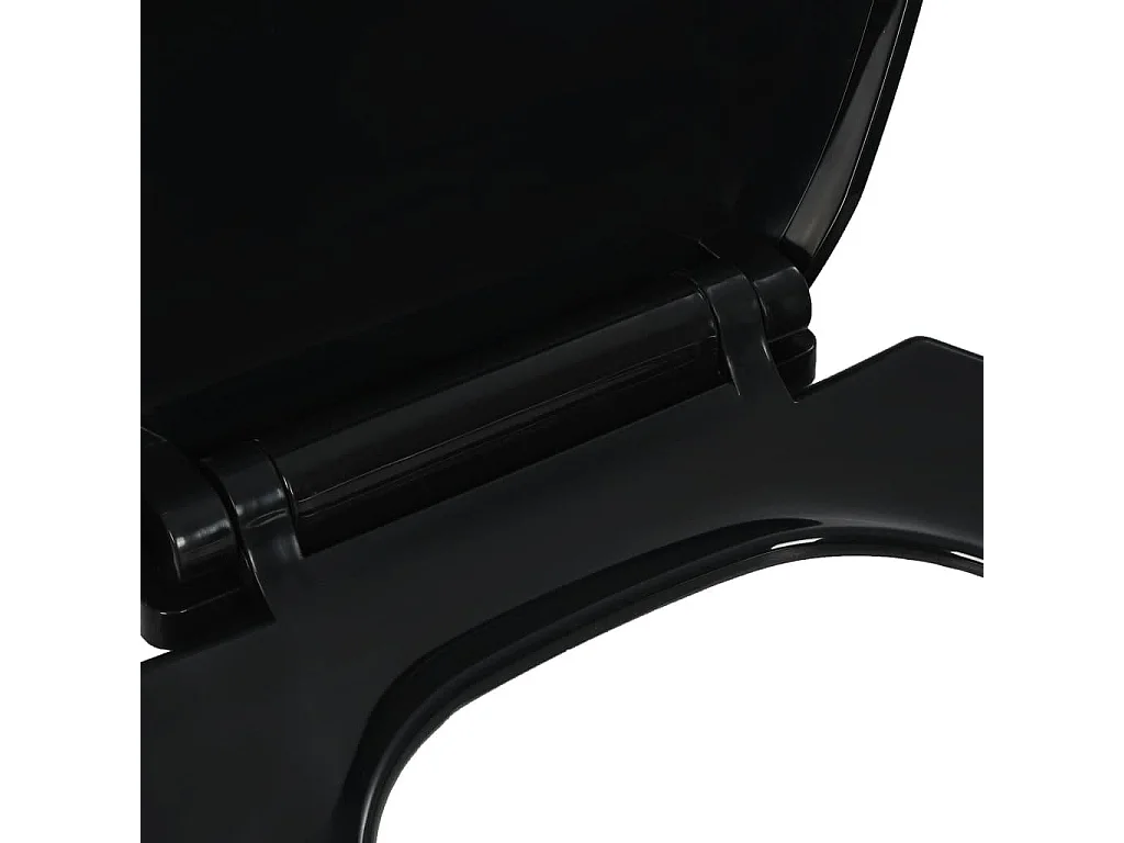 Abattant WC à fermeture noire 47 x 35 x 5 cm 02_0002911