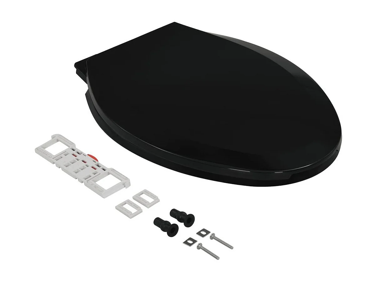 Copriwater rallentato a sgancio rapido nero 02_0002911