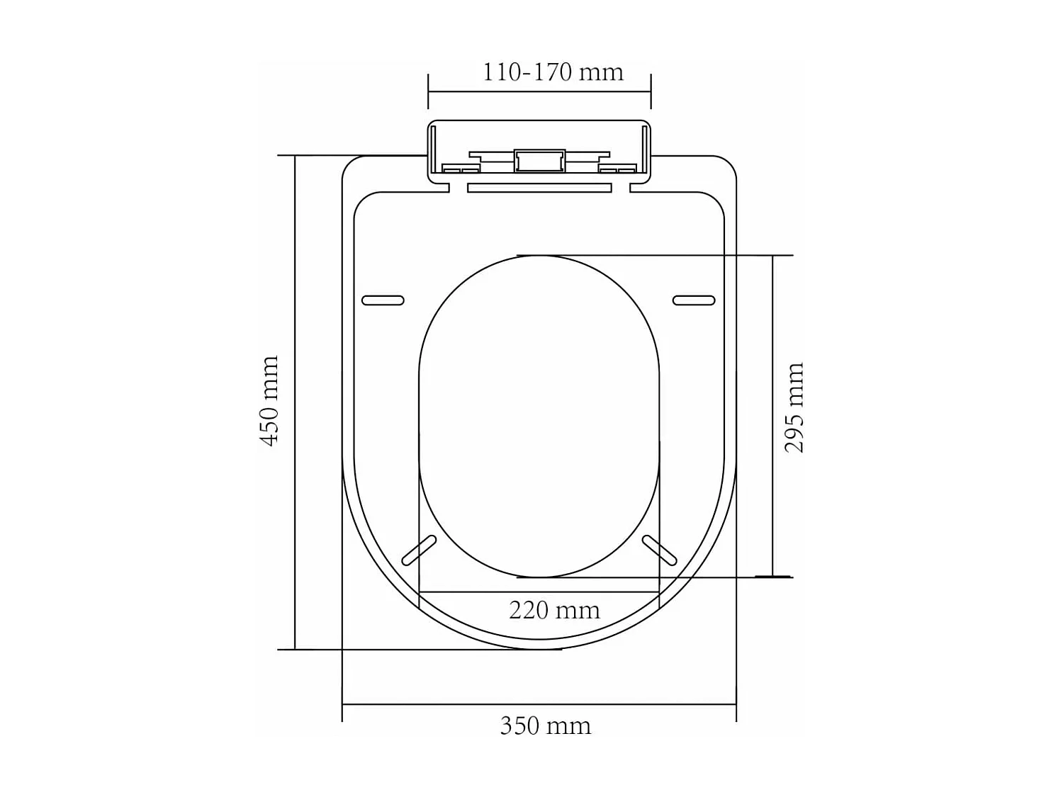 Sedile WC con coperchio rallentato quadrato Bianco 02_0002890