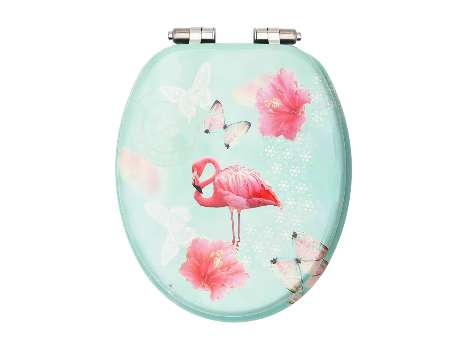 Lot de deux sièges effet bois 42.5 x 35.8 x 5.3 cm 02_0002979