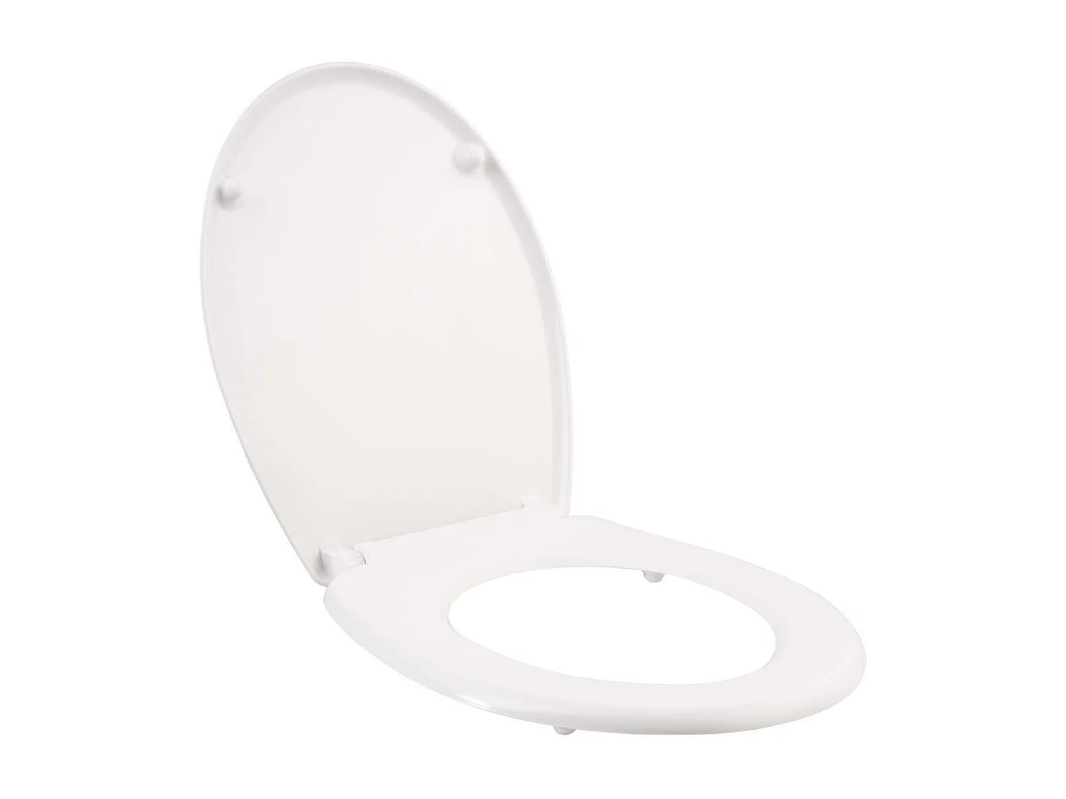 Abattant WC toilette salle blanche 45.5 x 38 x 5 cm 3208025